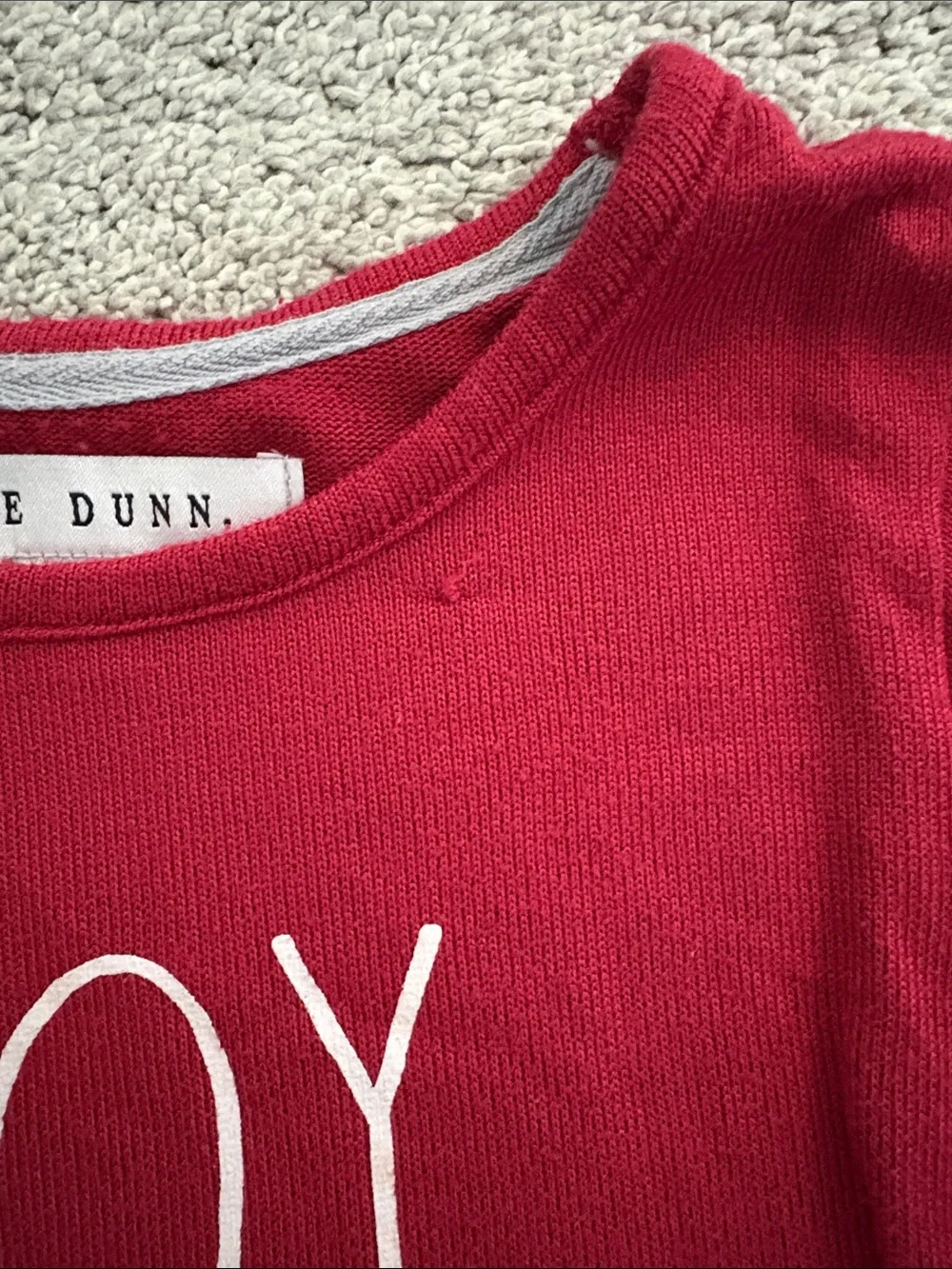 Rae Dunn Kids' Red 'JOY' Holiday Pajama Set 4T